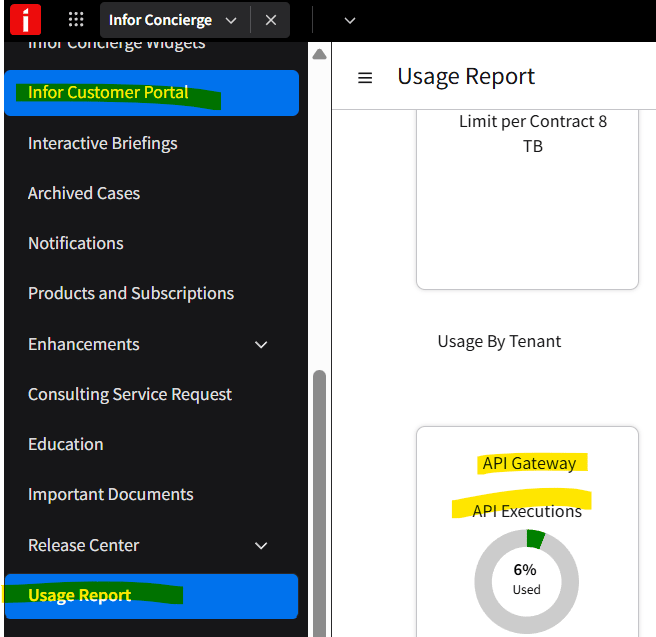 Infor Api Call Example Sql Query Monitor Infor API usage - Infor Global Community