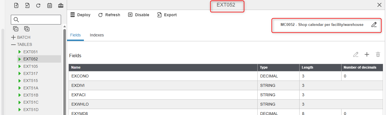 Xtend table Schema in Data catalog - Infor Global Community